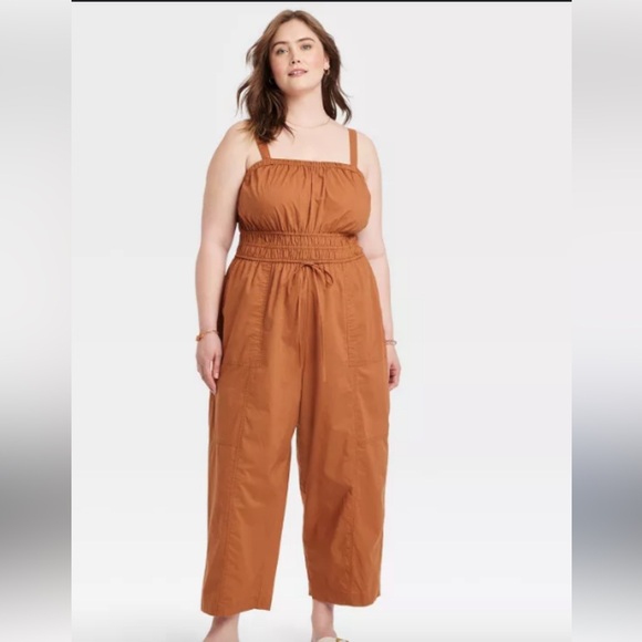 Universal Thread Pants - NWT: UNIVERSAL THREADS Brown Sleeveless Jumpsuit Size XL